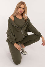 Load image into Gallery viewer, Zipped Casual Sweatshirt Set
