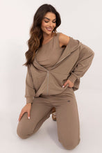 Load image into Gallery viewer, Zipped Casual Sweatshirt Set
