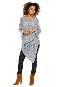 Elegant Knit Poncho