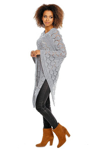 Elegant Knit Poncho