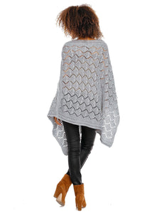 Elegant Knit Poncho