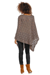 Elegant Knit Poncho