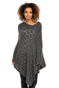 Elegant Knit Poncho