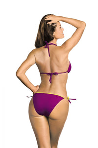 Italian Made Two Tone Bikini Swimsuit