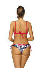 Load image into Gallery viewer, Floral Trim Bikini Swimsuit
