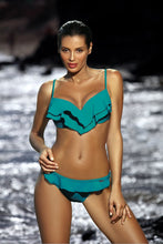 Load image into Gallery viewer, &quot;The Isabella&quot; Bikini Swimsuit Ruffled Top
