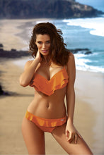 Load image into Gallery viewer, &quot;The Isabella&quot; Bikini Swimsuit Ruffled Top
