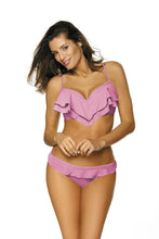 Load image into Gallery viewer, &quot;The Isabella&quot; Bikini Swimsuit Ruffled Top
