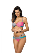 Load image into Gallery viewer, Twist Bandeau Top Bikini Swimsuit
