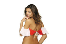 Load image into Gallery viewer, Multi-Color Ruffle Top Bikini Swimsuit
