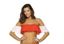 Load image into Gallery viewer, Multi-Color Ruffle Top Bikini Swimsuit
