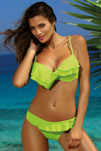 Load image into Gallery viewer, &quot;The Isabella&quot; Bikini Swimsuit Ruffled Top
