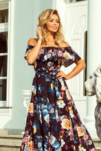 Load image into Gallery viewer, Off Shoulder Floral Maxi Dress
