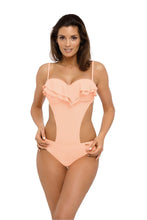 Load image into Gallery viewer, Modern Ruffle Top One Piece Swimsuit
