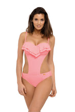 Load image into Gallery viewer, Modern Ruffle Top One Piece Swimsuit
