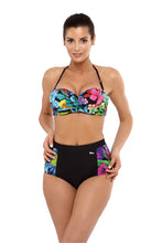 Load image into Gallery viewer, High Waist Bikini Swimsuit | Flower Print
