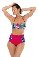 Load image into Gallery viewer, High Waist Bikini Swimsuit | Flower Print
