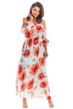 Load image into Gallery viewer, Spanish Style Floral Maxi Dress
