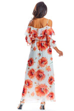 Load image into Gallery viewer, Spanish Style Floral Maxi Dress
