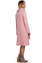 Load image into Gallery viewer, Cozy Knit High Collar Dress
