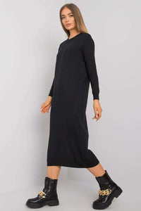 Long Sleeve Knit Midi Dress