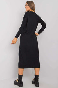 Long Sleeve Knit Midi Dress