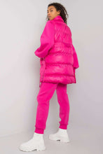 Load image into Gallery viewer, Pink Puffer Jacket Active Wear Set
