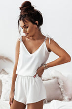 Load image into Gallery viewer, V Neck Pajamas with Thin Shoulder Straps
