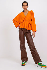 Loose Cut Wide Sleeve Blouse