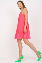 Load image into Gallery viewer, Summer Pleated Mini Dress | Lined Day Dress
