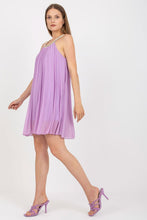 Load image into Gallery viewer, Summer Pleated Mini Dress | Lined Day Dress
