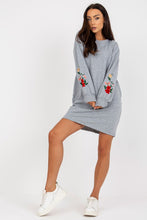 Load image into Gallery viewer, Embroidered Sleeve Tracksuit Dress
