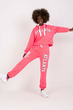 Load image into Gallery viewer, Pink ATLANTA Sweatsuit Set with Pockets
