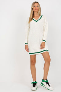 Casual Long Sleeve Knit Sweater Dress