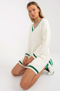 Casual Long Sleeve Knit Sweater Dress