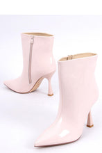 Load image into Gallery viewer, Pink Heel Boots Lacquered Finish
