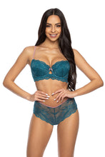 Load image into Gallery viewer, Sexy Lingerie | Turquoise Lace Bra
