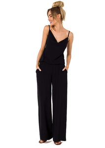 Modern Spandex Pants Suit | Elastic Waist Pockets