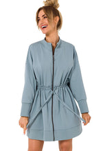 Load image into Gallery viewer, Zippered Sweatshirt Dress
