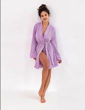 Load image into Gallery viewer, Comfy Bath Robe with Tie Waist
