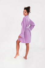 Load image into Gallery viewer, Comfy Bath Robe with Tie Waist
