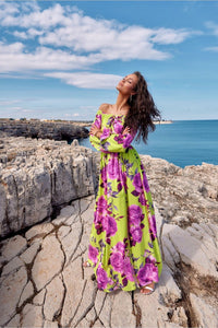 Italian Bohemian Maxi Dress  | Various Colors Styles