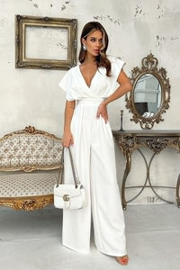 Stylish Jumpsuit | Cut Off Waist & Wide Leg Pants