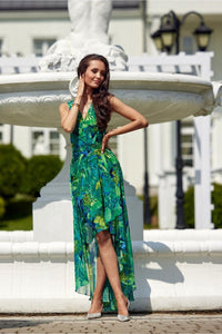 Maxi Dress | Floral Print Day Dress