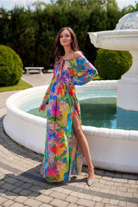 Italian Bohemian Maxi Dress  | Various Colors Styles