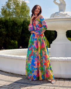 Italian Bohemian Maxi Dress  | Various Colors Styles