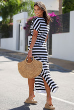 Load image into Gallery viewer, Striped Maxi Dress | Comfy Stretchy Day Dress
