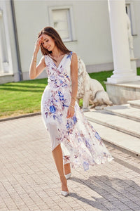 Maxi Dress | Floral Print Day Dress