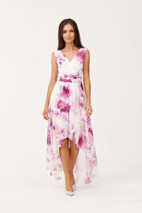 Maxi Dress | Floral Print Day Dress