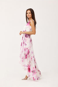 Maxi Dress | Floral Print Day Dress